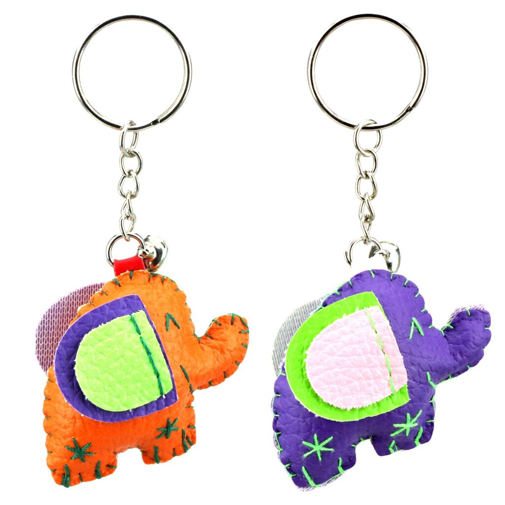 keychain isolated on white background